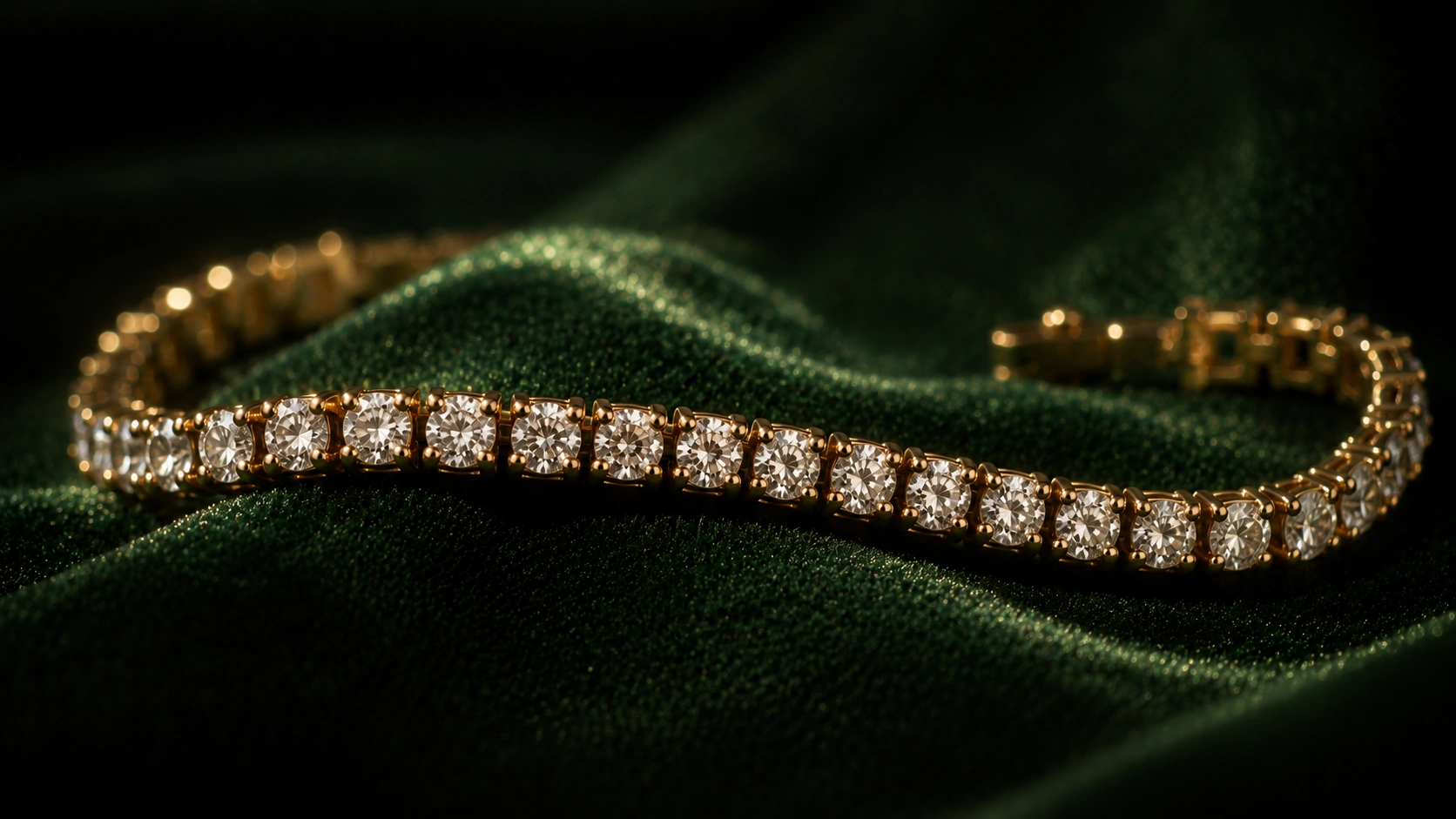 Diamond tennis bracelet